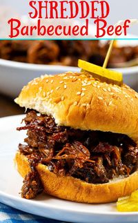 Shredded Barbecued Beef