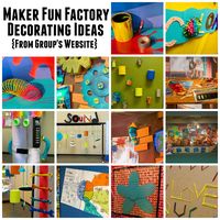 Group Publishing VBS 2017 - Maker Fun Factory - Decorating Ideas - BorrowedBlessings.net