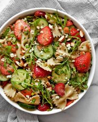 Strawberry Cucumber Pasta Salad - Last Ingredient