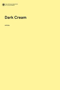 Dark Cream - Color Name of Hex #FFF39A