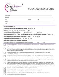 40 Printable Eyelash Extension Consent Forms (100% Free)