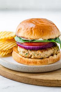 Ground Chicken Burgers