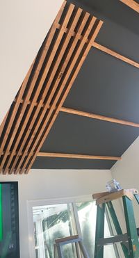 Venture Into The Woods - HOW TO: DIY A Wood Slat Ceiling That Will Leave You and Your Guests in Awe - Venture Into The Woods