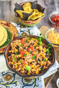 A simple and easy recipe with tons of Mexican flavor and textures! Instant Pot Mexican Rice with Corn and Black Beans | 31Daily.com #mexican #rice #blackbeans #healthyrecipes #31Daily