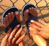 Baseball Toes & Nails ❤️⚾️