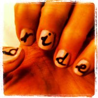 Hen do nail art!