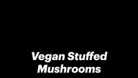 These savory stuffed mushrooms are a healthy, crowd-pleasing vegan appetizer perfect for holiday parties!  Sauté mushroom stems with garlic and olive oil, then mix with breadcrumbs, walnuts, and parsley. Stuff into mushrooms and bake at 180°C for 15 minutes until golden and warm.  Click the link for the full recipe and more holiday snack ideas!  #VeganStuffedMushrooms #HealthyChristmasSnacks #VeganHolidays #PlantBasedEats #HolidayRecipes