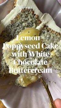 1hr · 10 servings     Ingredients:  • 250g unsalted butter  • 250g caster sugar  • 250g self raising flour  • 4 eggs  • Pinch of salt  • Zest of 3 lemons and juice of 2   70g poppyseeds  @bonnemaman_uk lemon curd  150g egg white  • 300g caster sugar  • 400g unsalted butter  75g white chocolate  Method:  • - Preheat your oven to 170 fan and grease and line 3 x 6 inch cake tins  • - Cream together your butter and sugar until creamy and pale in colour  • - Add in your eggs one at a time making sure the egg is fully incorporated after each egg  • - Fold in your self raising flour and salt  • - Fold in your lemon zest, juice and poppyseeds  • - Bake for 30 mins/until a skewer comes out clean  • - Whilst cooling make your buttercream by melting the sugar and egg white together over a bain marie