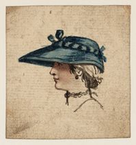 "Head of a Young Woman in a Blue Hat" Susanna Duncombe (1725‑1812), Tate Museum