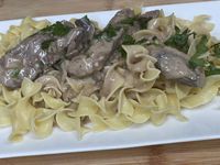 The BEST Beef Stroganoff