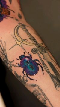 #instagram #tattoo #beetle #fullcolor #tatuagem #tatuajes #inseto #besouro #insects