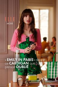 La saison 4 de « Emily in Paris » fera son apparition sur Netflix le 15 août prochain. Pour attiser l'impatience des fans, la plateforme a partagé les premiers visuels de la série, l'Américaine y arbore un micro cardigan emblématique des années 2000. Contenu affilié.