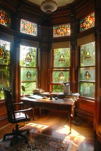 The Only Way To Design A Sophisticated Victorian Home Office - Edward George