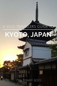 Have you been to Kyoto, Japan? Check out all the must-see attractions, food and accommodation suggestions, and sample travel itinerary for Kyoto! Don't forget to pin it on your Pinterest board! #solotravelguide #kyoto #Japan #mstravelsolo