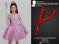 The Sims Resource - Princess Evelynn (Gloves)