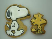 snoopy iced sugar cookies