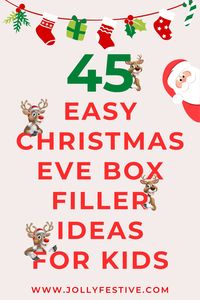 Add a sparkle of joy to your Christmas Eve with our amazing 45 Christmas Eve Box Ideas! 🎄🎁 Packed with easy, cheap, fun, and FREE filler ideas, these boxes will make your family Christmas Eve unforgettable. From the UK or anywhere else in the world, create magical memories!