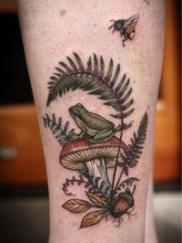 Tattoo uploaded by Alice Kendall | Tattoo by Alice Kendall of Wonderland PDX #AliceKendall #Wonderland #Portland #color #nature #biological #flower #floral #plant #plantlife #ecology #biologicalillustration #illustrative #botanicalillustration | 908904 | Tattoodo