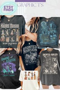 Haunted Mansion graphic t’s 🎩👻💜  Disney magic kingdom mickeys not so scary Halloween party Disneyland Disney world spooky Halloween casual theme park outfit Etsy finds on sale  Follow my shop @ErikaInman on the @shop.LTK app to shop this post and get my exclusive app-only content!  #liketkit #LTKSeasonal #LTKFallSale #LTKSaleAlert @shop.ltk https://liketk.it/4PgWT