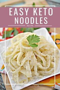 These Keto Noodles are the ultimate in keto comfort food! Low carb pasta noodles will cure your craving fast!