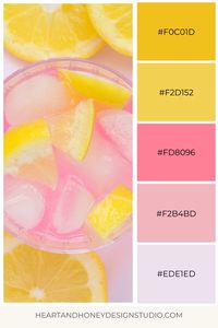 Color Palette Inspiration - Summer Vibes — Heart + Honey Design Studio | Squarespace Web Design