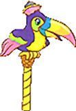 Rainbow Sherbet’s pet Toucan, Triple Treat