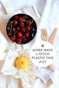 4 More Ways to Ditch Plastic This July