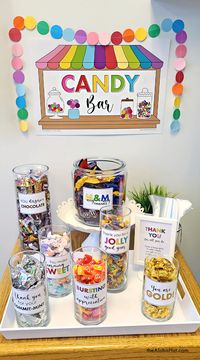 Teacher Appreciation Week - Candy Bar Table Theme - The Aloha Hut