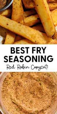 Red Robin Seasoning Recipe {BEST French Fry Seasoning}