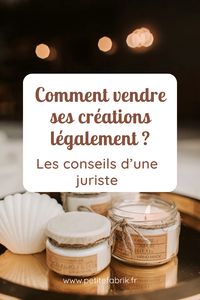 Maëva Diogo, juriste indépendante répond à toutes vos questions : ⚖️ Quel statut choisir lorsqu'on est artisan créateur ? ⚖️ Peut-on vendre ses créations en tant que particulier ? ⚖️ Comment vous prémunir du plagiat ? ⚖️ Comment vendre vos produits artisanaux sur Instagram en toute sérénité ? Retrouvez l'intégralité de l'interview Juridique de Maëva "Comment vendre ses créations légalement ? " sur le blog de Petite FabriK' !