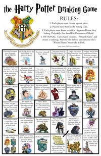 harry potter drinking game