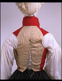 Riding habit waistcoat    Place of origin:  England, Great Britain (made)    Date:  1790-1795