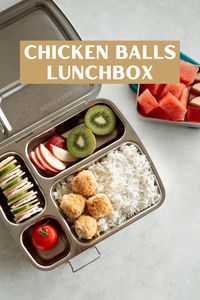 Chicken Balls Lunchbox | Kids Eat by Shanai