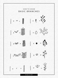 How to Draw Basic Branches @DrawntoDIY