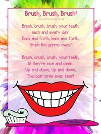 Dental Health Song FREEBIE