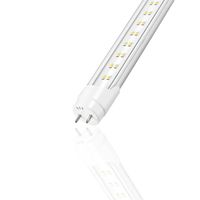 T8 4ft LED Tube/Bulb - 22W 3000 Lumens 6500K Clear, 2-Row, G13 Base, D – LEDMyplace