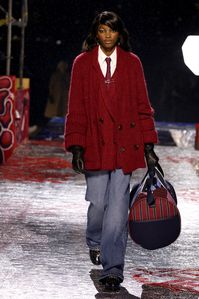 BROOKLYN, NEW YORK - SEPTEMBER 11: A model walks the runway wearing Tommy Factory New York Fall 2022 at Skyline Drive-In on September 11, 2022 in Brooklyn, New York. (Photo by Thomas Concordia/Getty Images)