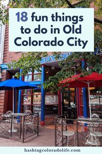 From Territory Days and Friday Art Walks to historic shops and french bakeries, Old Colorado City is known for its historic charm. Here are 18 fun things to do with your friends and family in the capital of this Wild West town. #oldcoloradocity #coloradocity #thingstodoinColorado