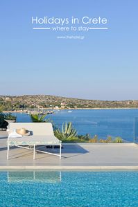 Visit Crete for this summer and choose from a variety of villas to stay in!  #crete #greece #chania #summer #vacations #holiday #travel #sea #sun #sand #nature #landscape #island #TheHotelgr