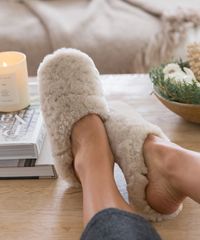 Shearling Moroccan Slipper