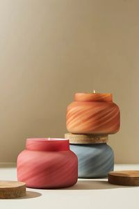 Capri Blue Sandstone Glass Jar Candle | Anthropologie