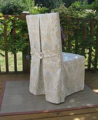 Parsons Chair Slipcover by NikkiDesigns, via Flickr