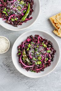 Made with black beans, mustard seeds, and coconut flakes, this beetroot poriyal is a quick stir-fry side dish inspired to the Tamil-style Indian recipe. beetroot poriyal,beetroot fry recipe south indian,beetroot dal,grated beetroot recipes,poriyal with onions,black bean stir fry,beetroot stir fry #vegan #govegan #dairyfree #glutenfree #recipe #cooking #food