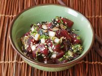 Tuna Poke (Hawaiian Raw-Tuna Salad) Recipe