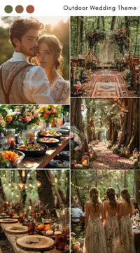 Pin this for inspiring outdoor wedding themes perfect for nature lovers. From romantic garden soirees and rustic countryside charm to beachfront elegance and enchanted forest fantasies, each theme highlights natural beauty, sophisticated styles, and memorable, bespoke experiences for your special day.