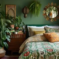 Maximalist Green Bedroom Ideas - Interiors By Color