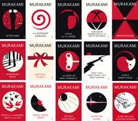 New Murakami Book Covers - Designed by Noma Bar at Vintage Books