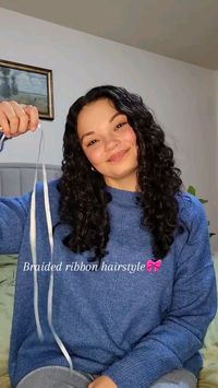 Ribbon hairstyle • Ribbon braid • Hairstyles for short hair • Coquette aesthetic • Hairstyles for long hair • Cute hairstyles • Curly hairstyles • Curly hair • Easy hairstyles • Easy hairstyles for long hair • Easy hairstyles for short hair • Hairstyles for school • Winter hairstyles aesthetic