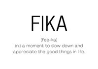 Fika Definition Printable, Digital Download, Minimalist Scandinavian Wall Art  A high resolution horizontal design that is available instantly for digital download as a separate document. It can then be printed from home, print shop or photo center in the desired size and framed. INSTANT DIGITAL DOWNLOAD, NOT PRINTED OR FRAMED Please feel free to contact me with any issues.