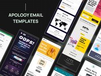 Apology Email Templates by Stripo Email on Dribbble